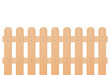 Wood fence