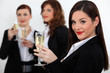 Photo: Women toasting with champagne Women toasting with champagne