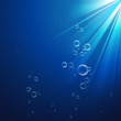Vektor: Air bubbles under water Air bubbles under water