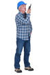 Photo: Foreman with a walkie talkie Foreman with a walkie talkie