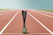Athletic sports prosthesis standing track and field