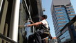 Window Washers on a Office Building