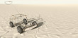 Wire Toy Car In The Desert Top
