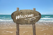 wooden signboard