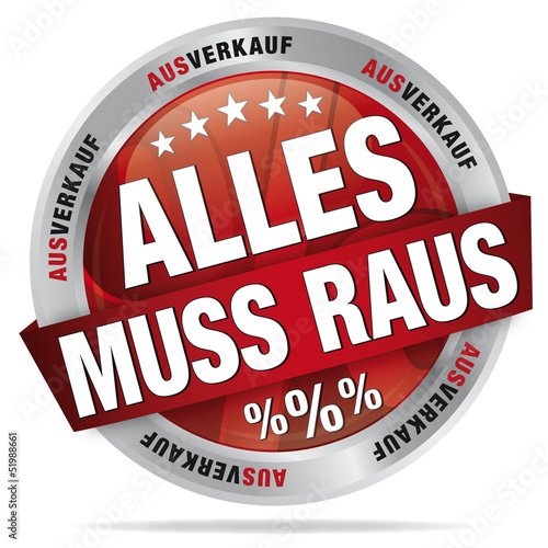 Vector: Alles muss raus - Ausverkauf - Prozente Alles muss raus - Ausverkauf - Prozente