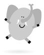 Lustiger Elefant