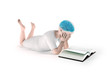 Illustration: Child reading a book Child reading a book