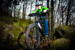 Boy cycling