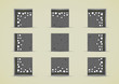 road with stones sprites collection