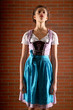 Frau im Dirndl
