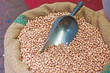 close up pile of seeds of raw ground nut