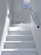 white stairs interior