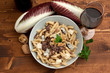 Pasta al sugo di radicchio rosso, gorgonzola e noci
