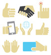 Vector: Hands Hands