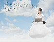 girl on a cloud
