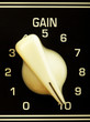 Amplifier Gain Knob