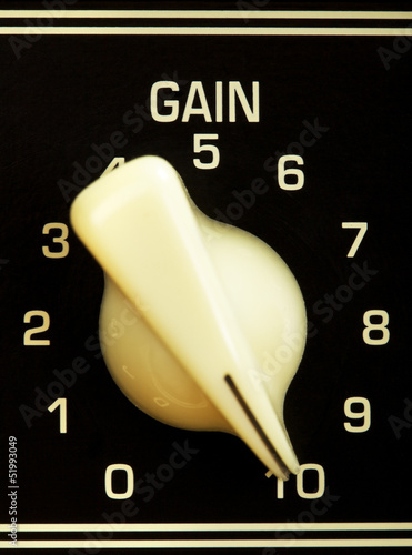 Photo: Amplifier Gain Knob Amplifier Gain Knob
