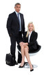Two business people
