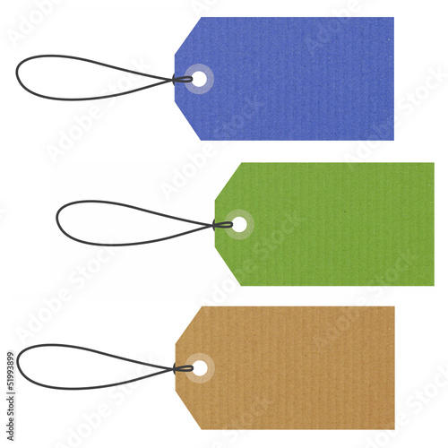 Illustration: Etiquettes Kraft couleurs Etiquettes Kraft couleurs