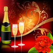 Champagne And Roses