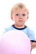 Photo: Young boy holding ball Young boy holding ball