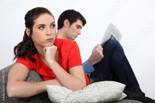 Photo: angry couple angry couple