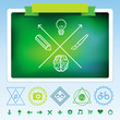 Vector hipster design elements
