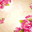 vector illustration of colorful floral background