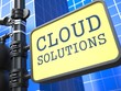 Illustration: Internet Concept. Cloud Solutions Waymark. Internet Concept. Cloud Solutions Waymark.