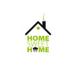Home sweet home card - vector illustration