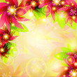 vector illustration of colorful floral background