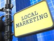 Business Concept. Local Marketing Waymark.