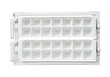 Ice cube tray isolated on white background