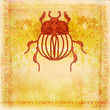 Illustration: Golden Scarab background Golden Scarab background