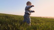Video: little boy is making his first steps little boy is making his first steps