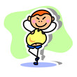 cartoon hand drawing sport icon