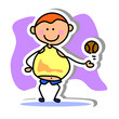 cartoon hand drawing sport icon