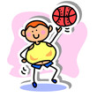 cartoon hand drawing sport icon