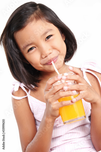 Photo: Girl With Orange Juice Girl With Orange Juice
