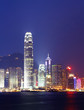 Hong Kong skyline at night