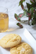 Photo: Apple juice and cookies Apple juice and cookies
