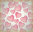 Hearts background