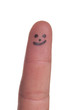 Foto: Zeigefinger mit Gesicht Zeigefinger mit Gesicht