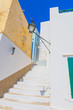 Greece Syros island view of main capitol at summer time, Syros i