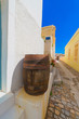 Greece Syros island view of main capitol at summer time, Syros i