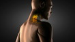 Video: human radiography scan on black human radiography scan on black