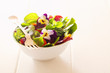 Healthy farm fresh herbal salad
