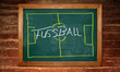Kreidetafel - Fussball