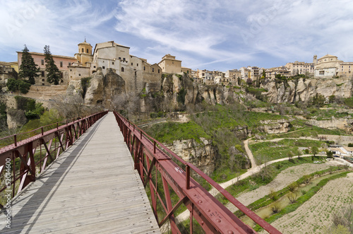 Photo: Bridge Across the Huecar Gorge to Cuenca Bridge Across the Huecar Gorge to Cuenca