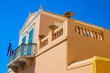 Greece Syros island view of main capitol at summer time, Syros i